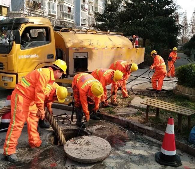 坡头镇市政管道清淤